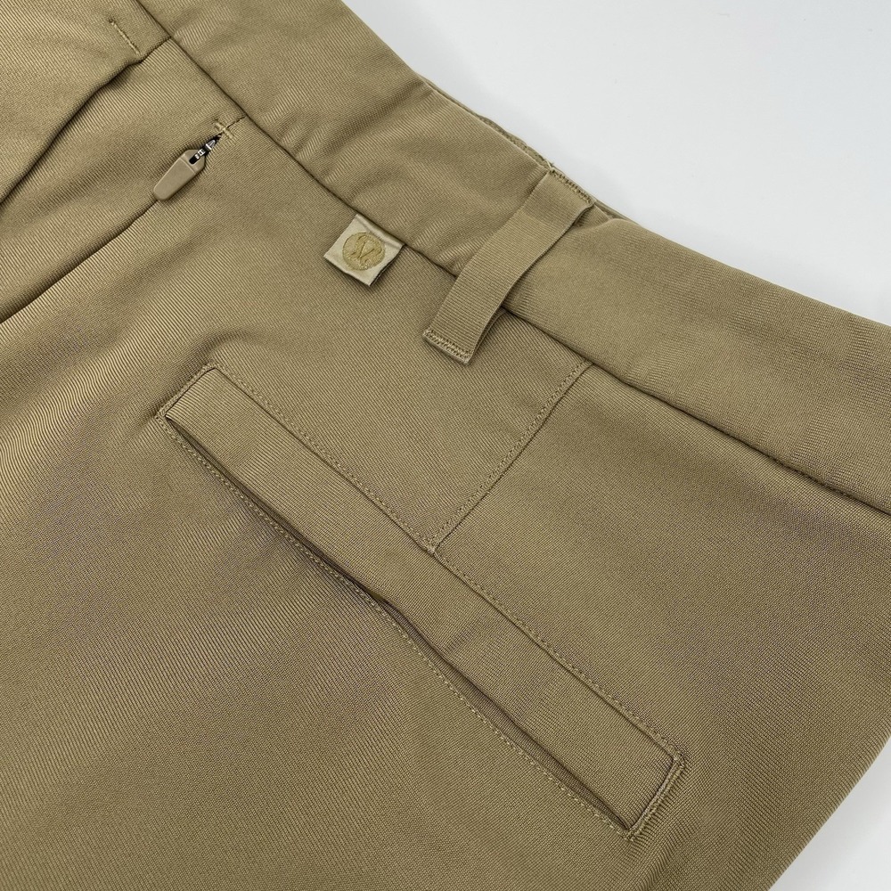 Lululemon Mens Commission Pants Tan Golf Tech Stretch Slim Fit Size See Measured
